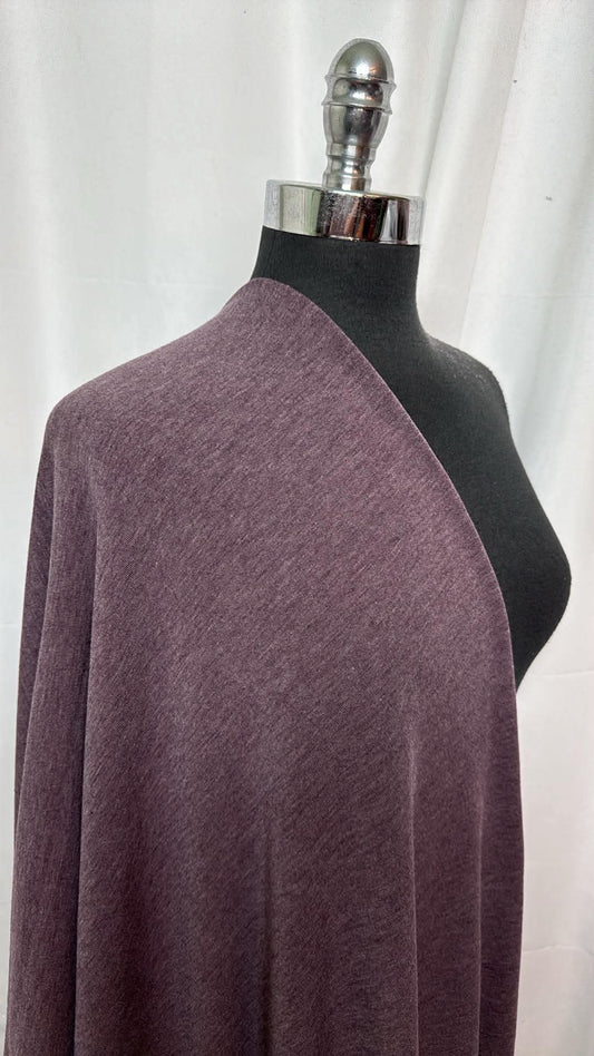Heathered Purple - Brushed PRS French Terry - 2 Yard Cut
