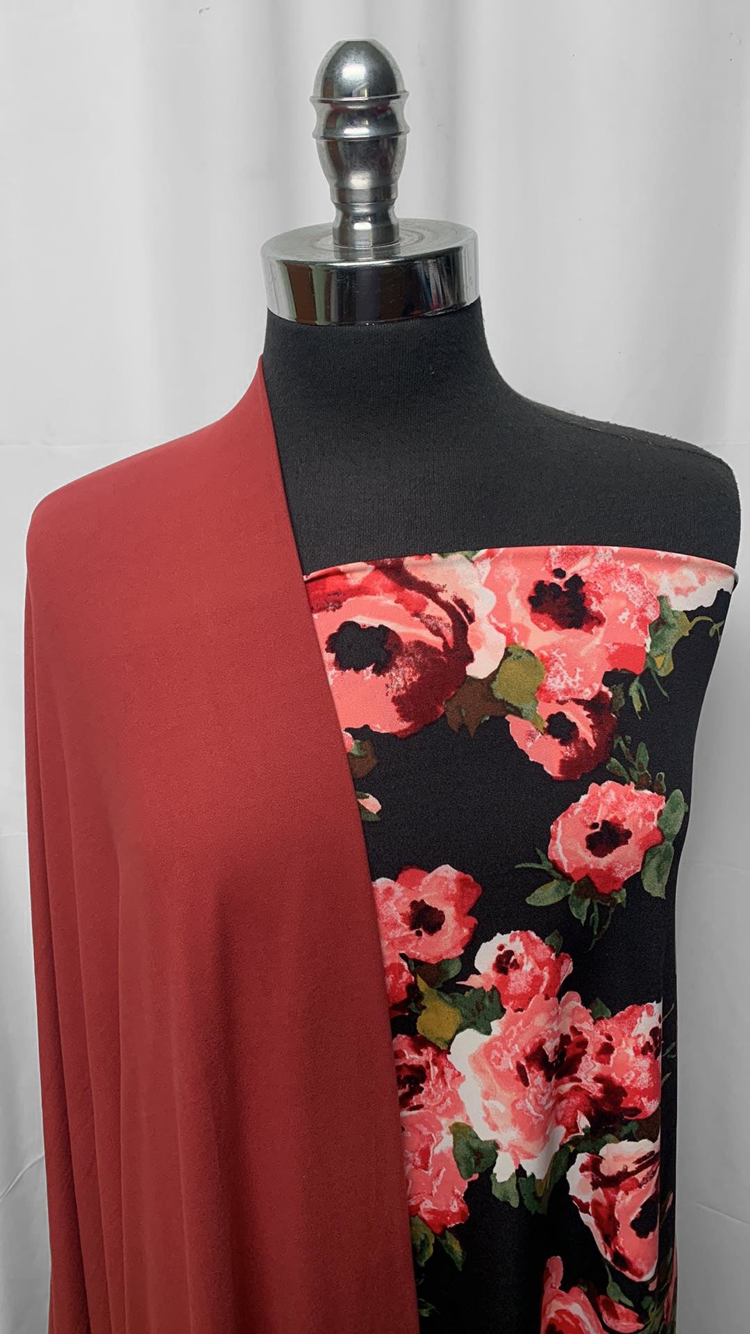 MARSALA/FLORAL BUNDLE : 2YD Marsala DBP & 2YD Floral ITY : A25218