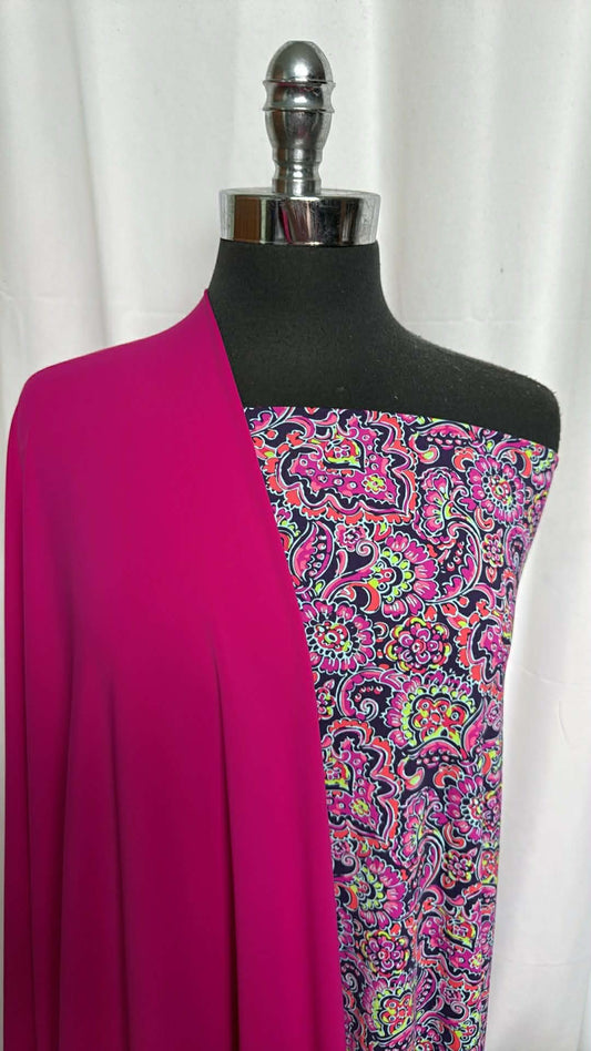 PINK/PAISLEY BUNDLE : 2YD Paisley N/S Swim & 2YD Pink N/S Swim : A29587