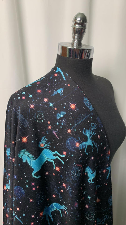 Celestial Series: 10 - Sport Fleece - 2 Yard Cut