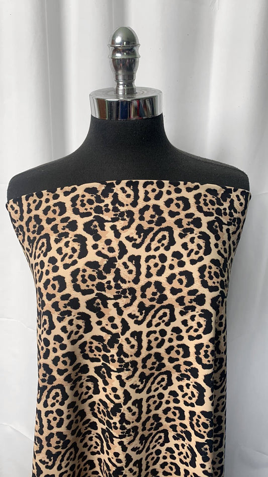 Leopard - Recycled Poly/Spandex Performance - 2 Yard Cut