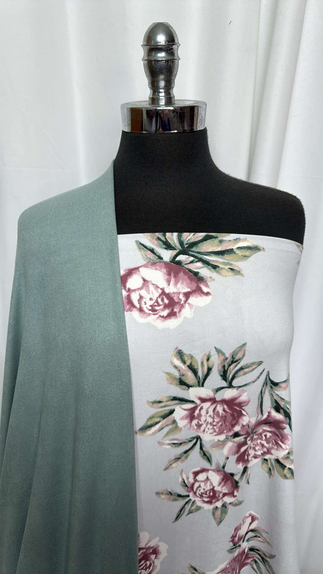 SAGE/FLORAL BUNDLE : 4.5YD Floral DBP & 2.5YD Sage Oakley SK : A27259