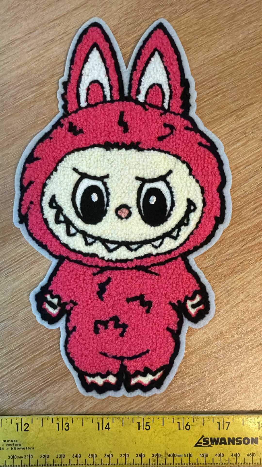Labubu - IRON-ON Embroidered Patch - Sold Individually