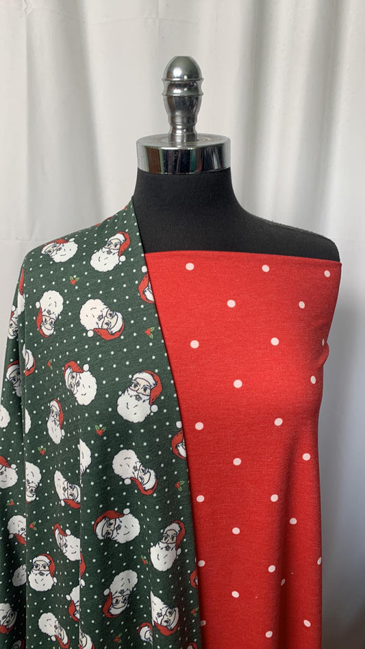 SANTA DOTS/DOTS BUNDLE : 2YD Dots PRS FT & 2YD Santa Dots PRS FT : A1901