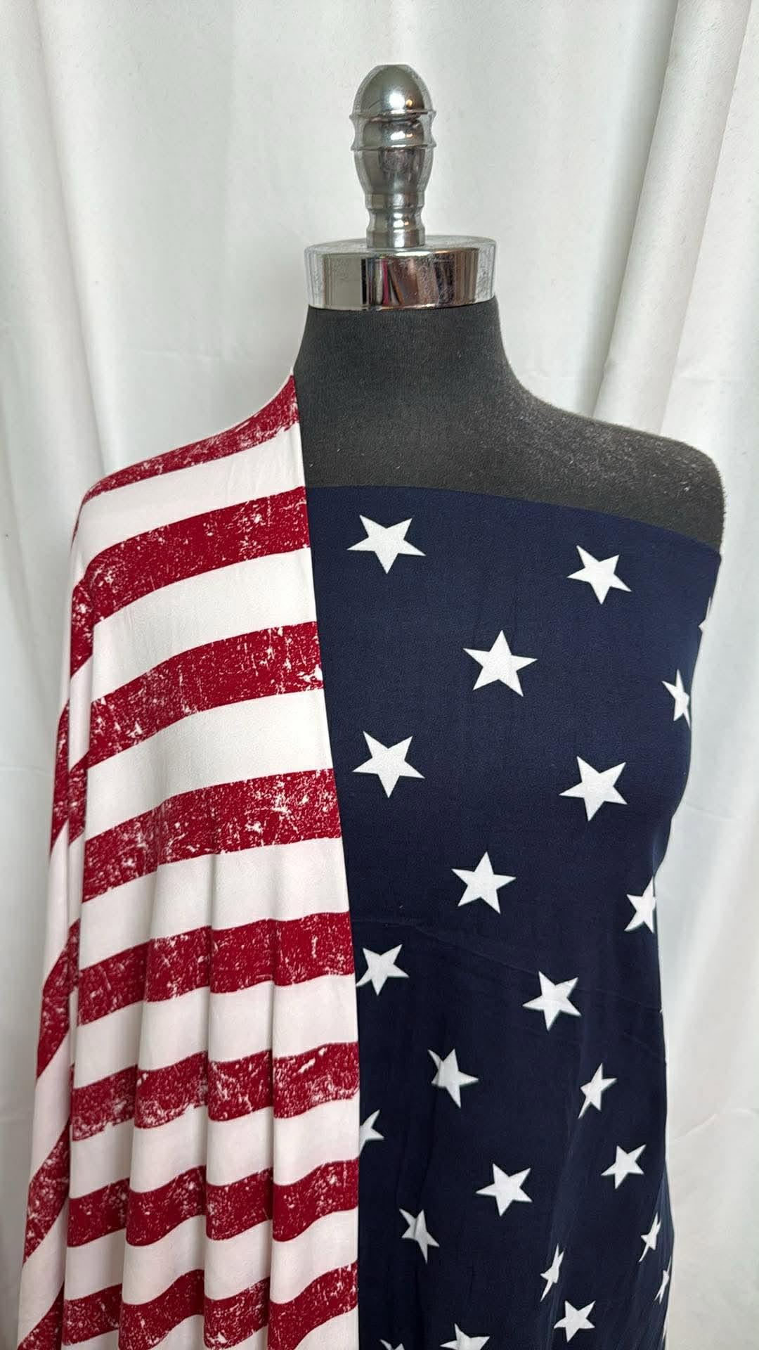 STARS & STRIPES BUNDLE : 2YD Star DBP & 2YD Distressed Stripe DBP : A30481