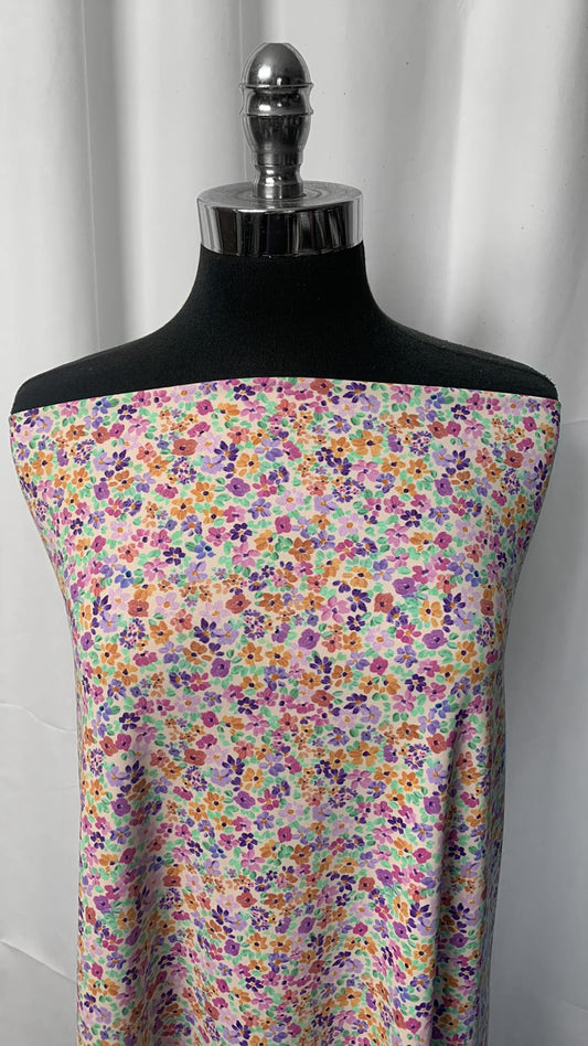 Ditsy Floral - Recycled Poly/Spandex Performance - By the Yard