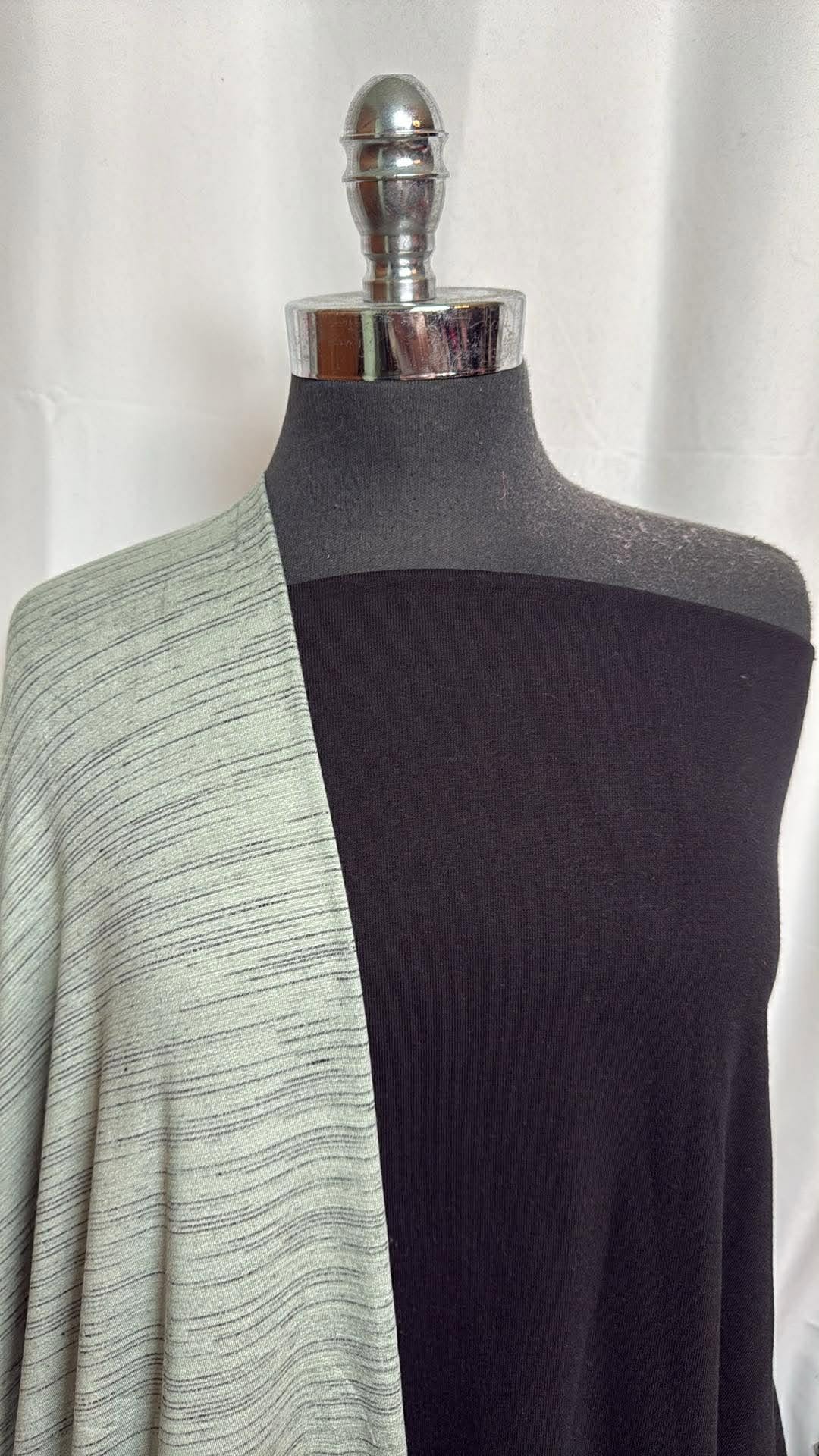 BLACK/MINT SPACE-DYE BUNDLE : 2YD Mint Space-Dye PRS FT & 2YD Black C/P FT : A30036