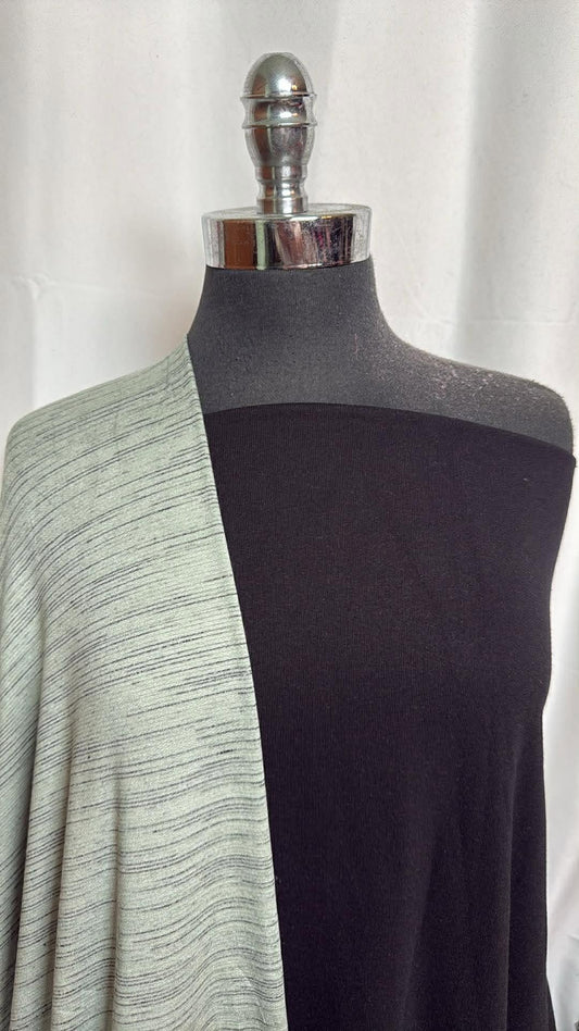 BLACK/MINT SPACE-DYE BUNDLE : 2YD Mint Space-Dye PRS FT & 2YD Black C/P FT : A30036
