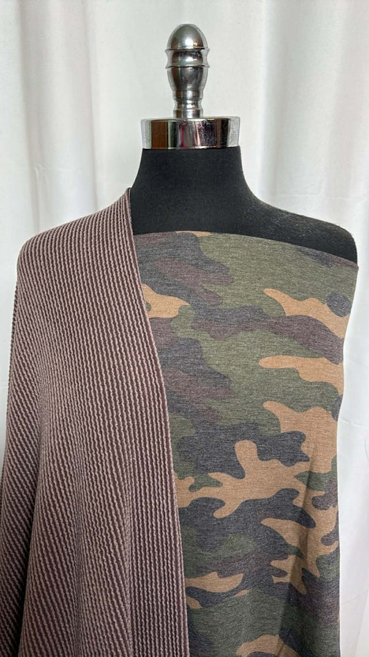 CAMO/URBAN RIB BUNDLE : 2YD Urban Rib & 2YD Camo PRS FT : A29448