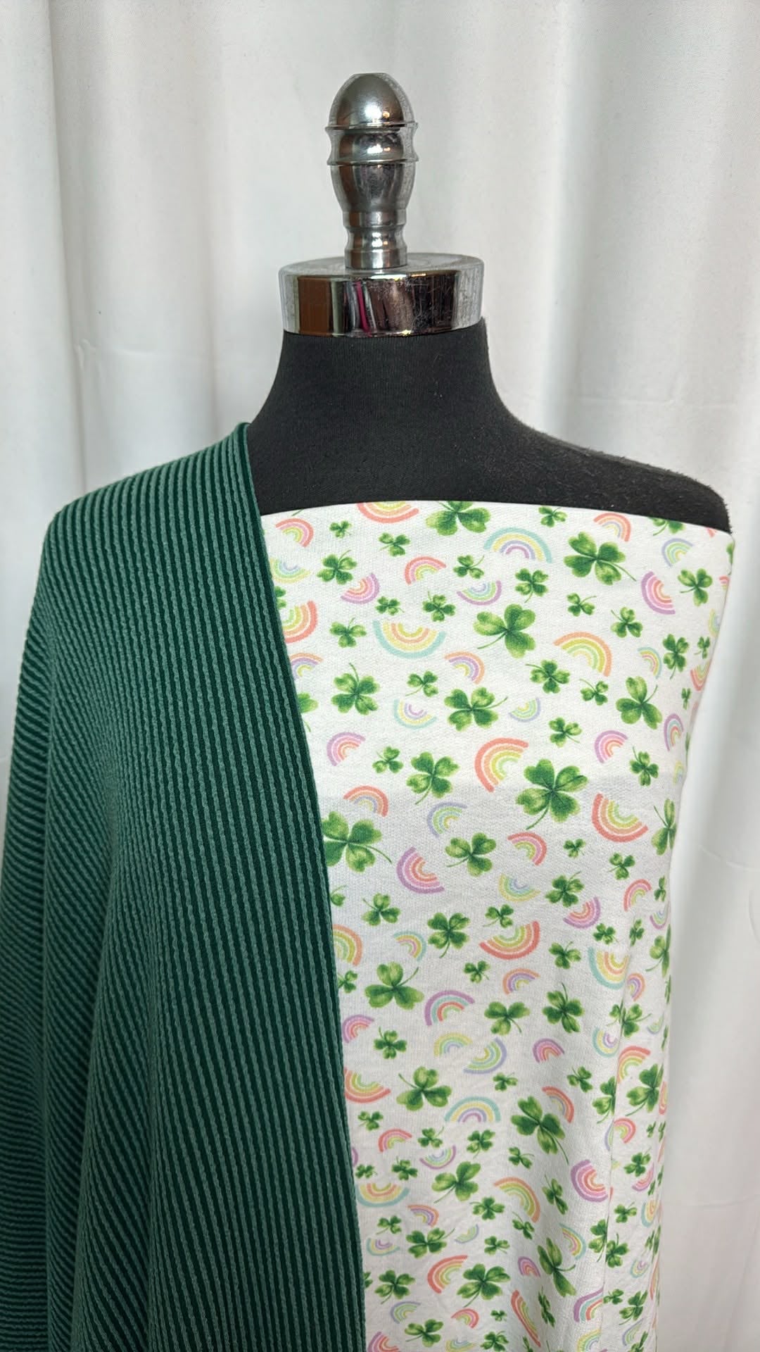 EMERALD/SHAMROCK BUNDLE : 2YD Emerald Urban Rib & 1YD Shamrock PRS FT : A29388