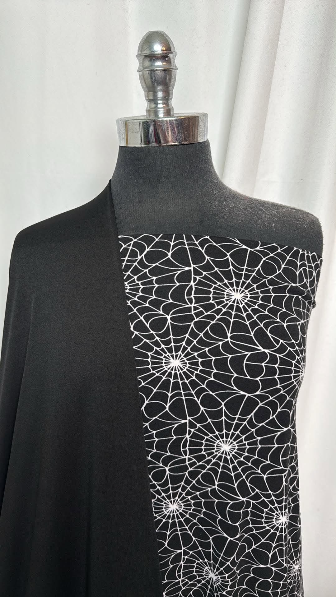 BLACK ITY/WEBS BUNDLE : 1.5YD Webs DBP & 2YD Black ITY : A30782