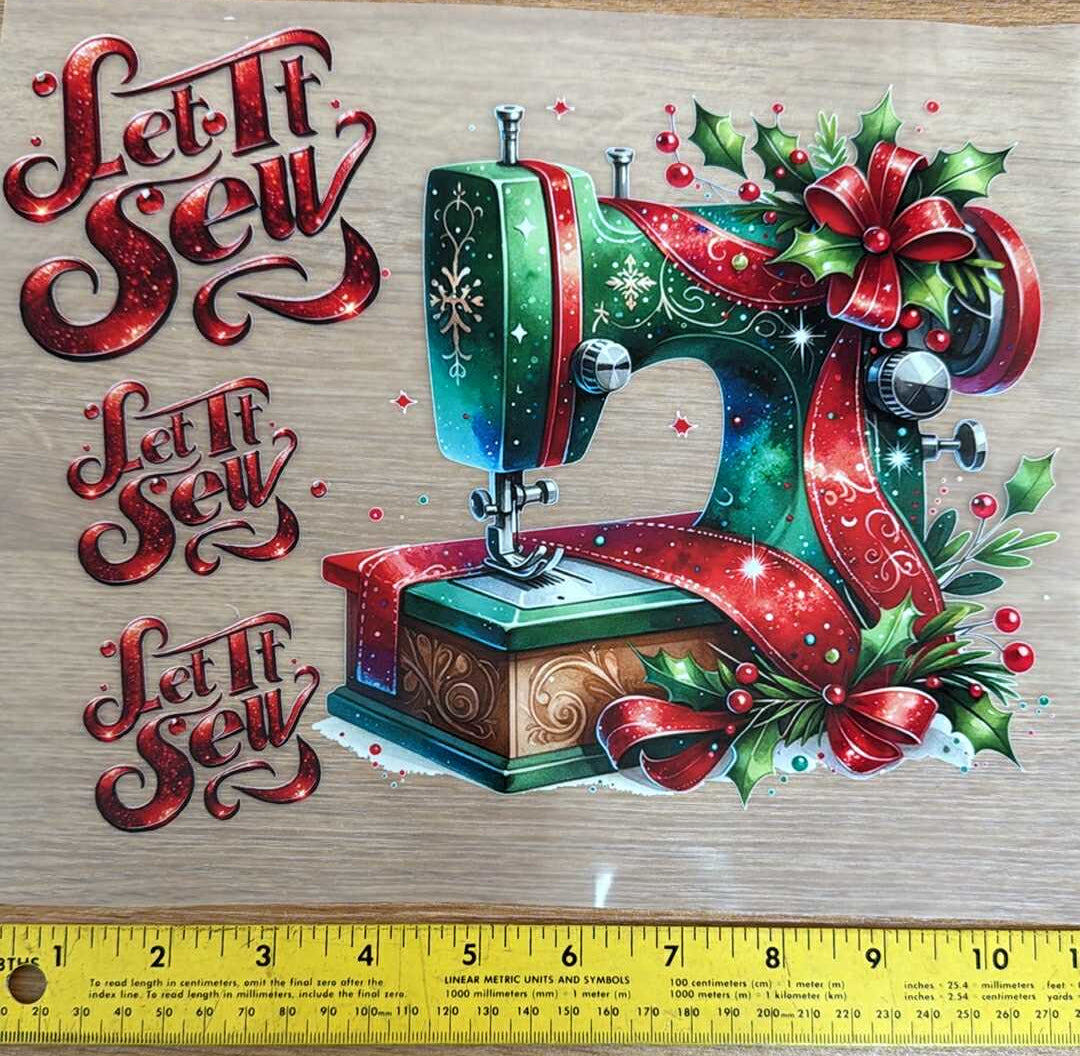 12 - Iron On Decal - Sold Individually