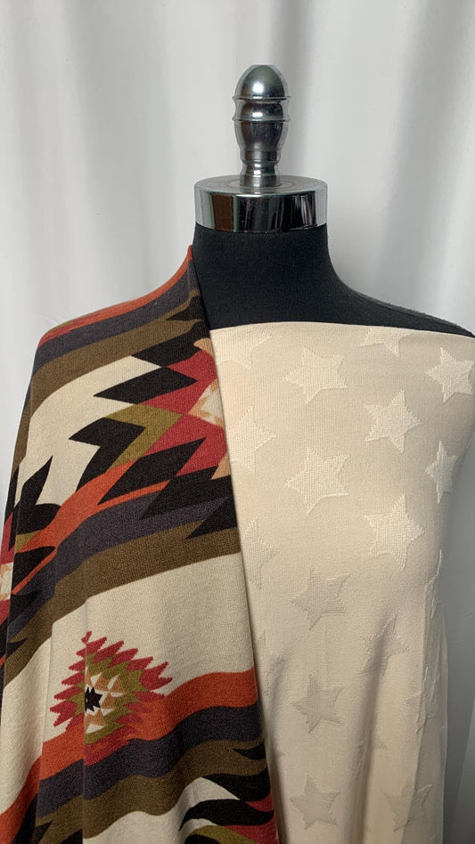 STAR/SOUTHWEST BUNDLE : 2YD Southwest Hacci SK & 2YD Star Oakley SK : A2099