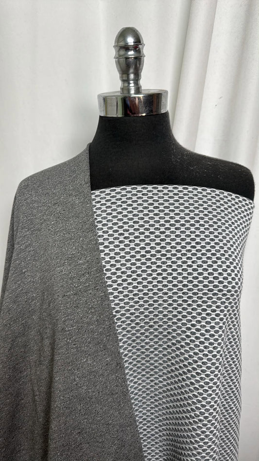 GREY/JACQUARD BUNDLE : 1YD Grey C/S FT & 2YD Jacquard PF : A30980