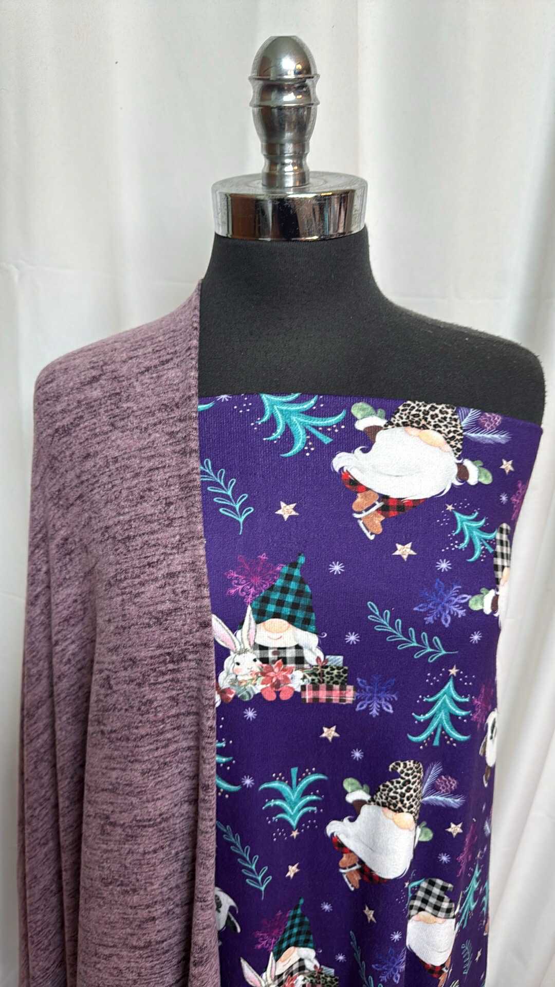 PURPLE GNOMES BUNDLE : 2YD Purple Gnomes Oakley SK & 2YD Brushed Hacci SK : A27935
