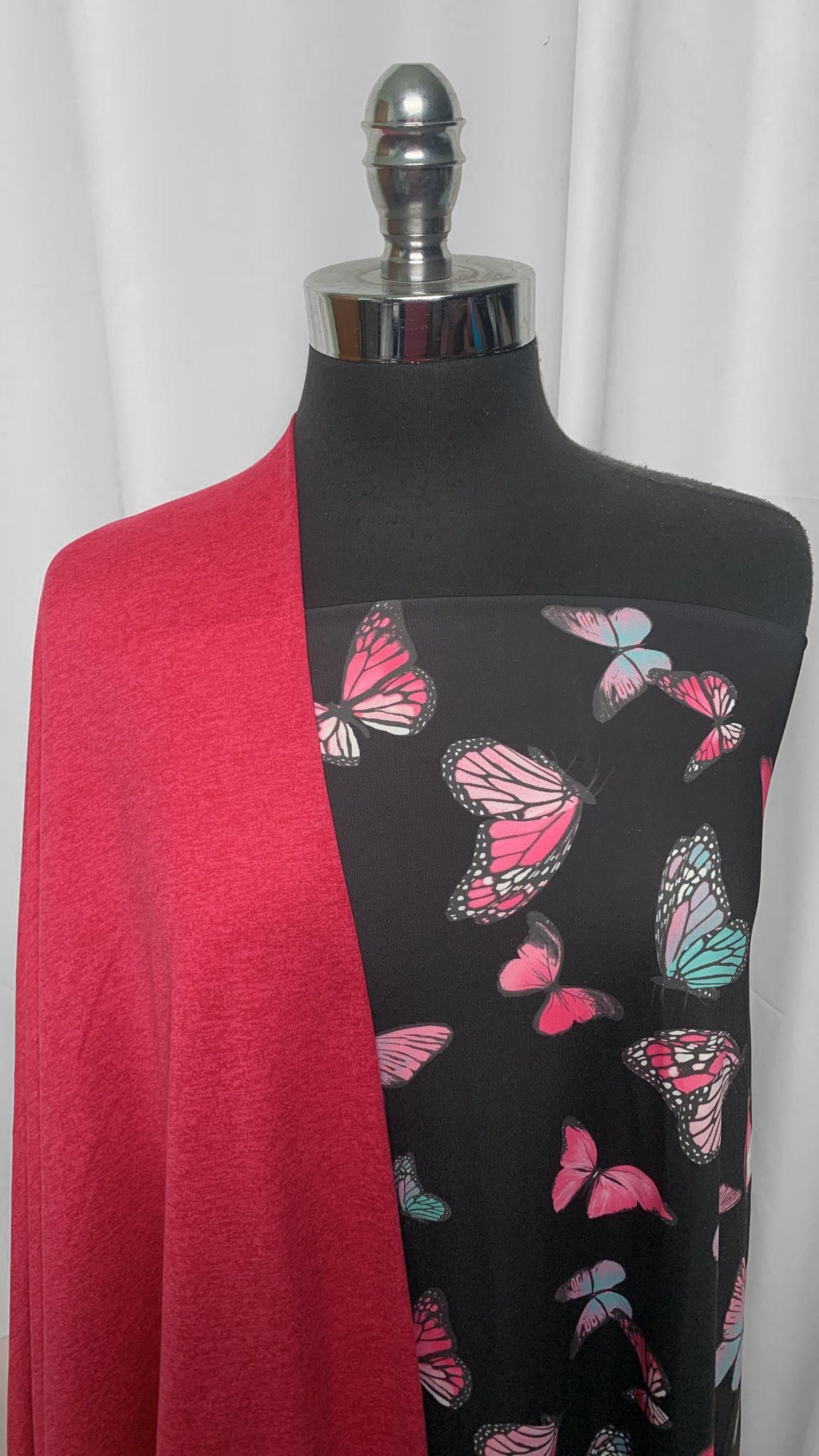 BUTTERFLY/DRAGON FRUIT BUNDLE : 1+YD Butterfly Yoga PF & 1YD Dragon Fruit Featherweight PF : A25524