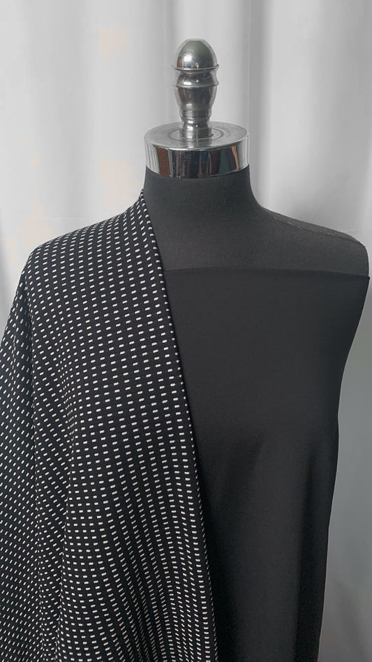BLACK/GRID BUNDLE : 2YD Black PF & 2YD Grid PRS Jacquard : A24994