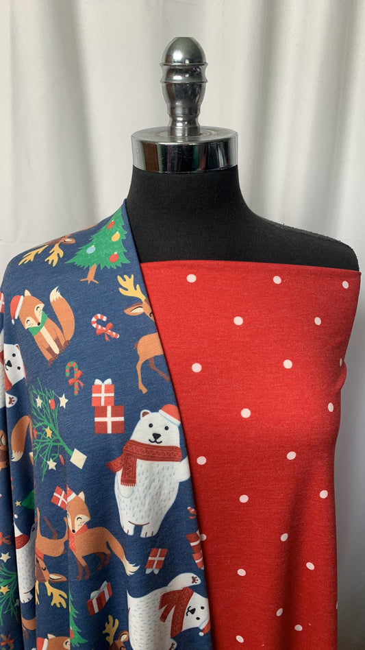 POLAR BEARS/DOTS BUNDLE : 2YD Dots PRS FT & 2YD Polar Bears/Foxes PRS FT : A1903