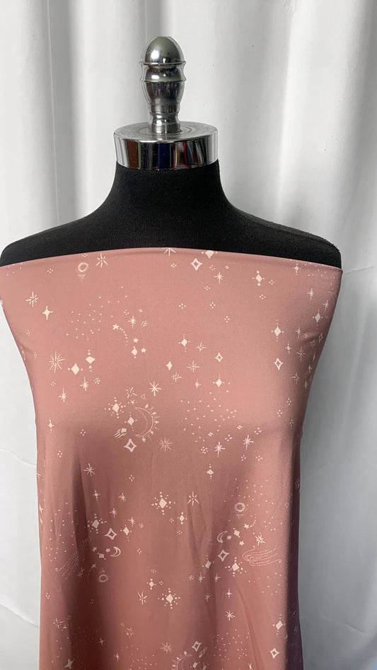 Blush Celestial Shimmer - Performance - 2 Yard Cut