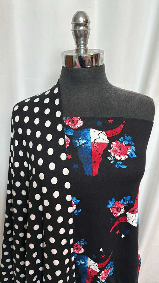 POLKA DOT/BULLS BUNDLE : 2YD Bulls DBP & 2YD Polka Dot DBP : A27550