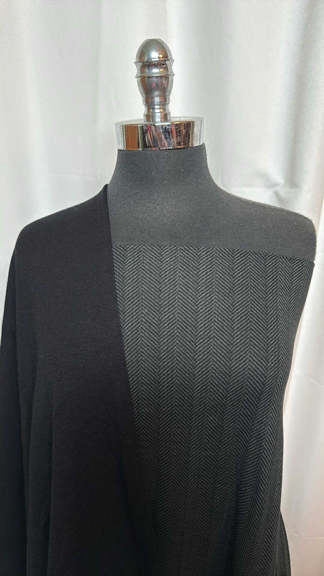 BLACK/HERRINGBONE BUNDLE : 2YD Herringbone DBP & 2YD Black Brushed PRS FT : A28749