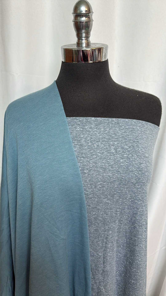 BLUE TRIBLEND BUNDLE : 2YD Triblend FT & 2YD Blue Brushed FT : A28485
