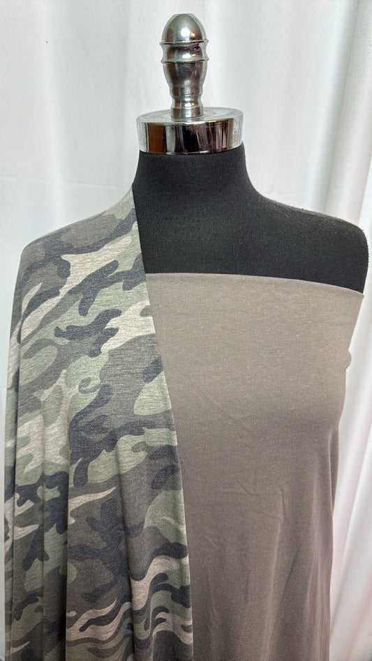 TAUPE/CAMO BUNDLE : 2YD Taupe C/P & 2YD Camo PRS Jersey : A28033