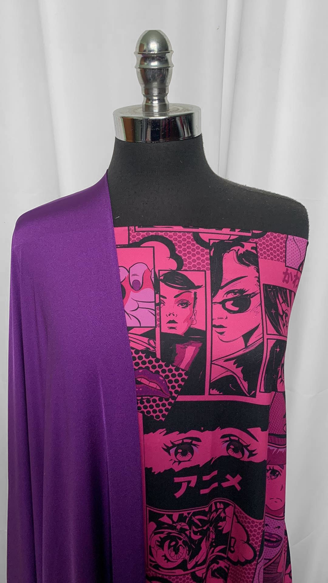 PURPLE/PINK ANIME BUNDLE : 2YD Pink Anime DBP & 2YD Purple ITY : A25502