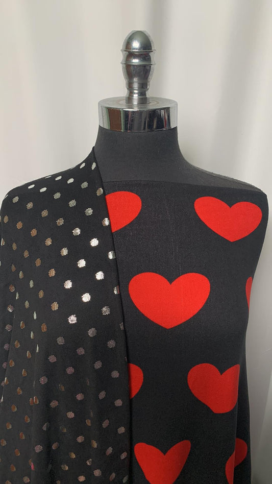 FOIL DOT/HEARTS BUNDLE : 2YD Foil Dot Oakley SK & 2YD Heart Oakley SK : A2101