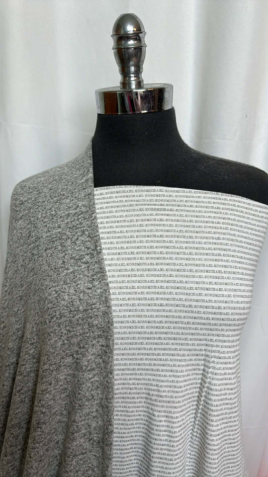 GREY HEATHERED/MK BUNDLE : 2YD MK C/S & 2YD Heathered Grey Brushed Hacci SK : A29474