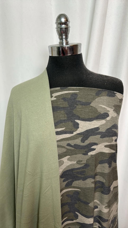 SAGE/CAMO BUNDLE :  2YD Camo RSL PRS FT & 1.5YD Sage C/P FT : A30736