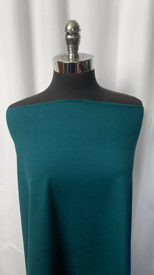 Teal Green - Peached Performance - By the 1/2 Yard