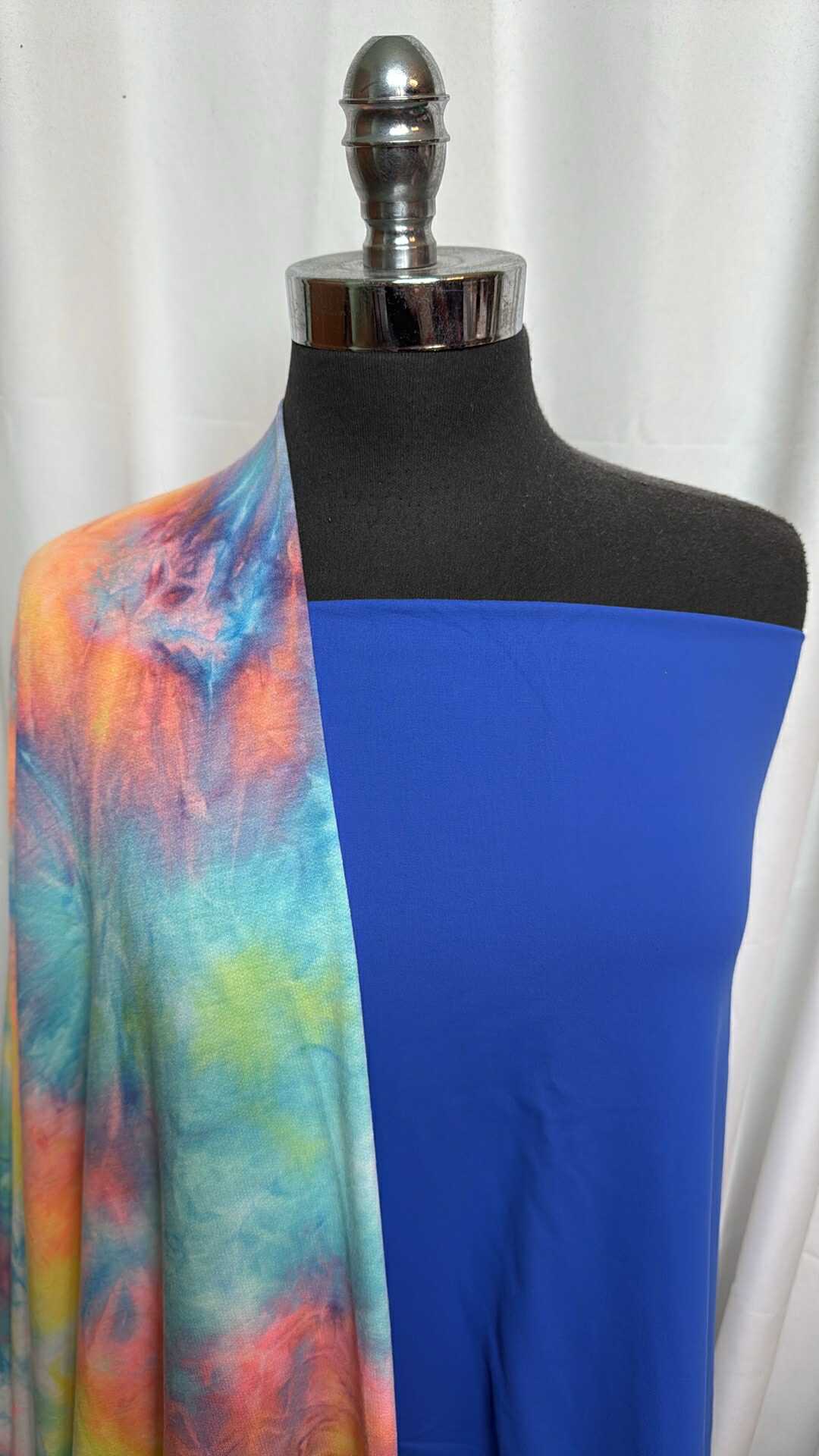 BLUE/TIE DYE BUNDLE : 2YD Blue Supplex & 2YD Tie Dye PRS FT : A28208