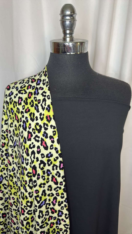 BLACK/NEON LEOPARD BUNDLE : 2YD Black Special-Purchase PF & 2YD Neon Leopard Oakley SK : A26740