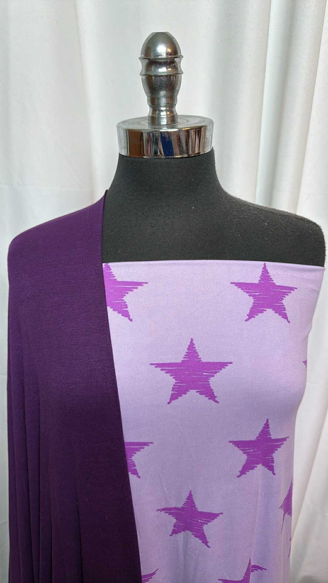 PURPLE/LAVENDER STAR BUNDLE : 2YD Lavender Star DBP & 1+YD Purple R/S : A27733