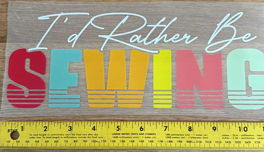 16 - Iron On Decal - Sold Individually