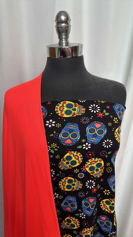 NEON/SUGAR SKULLS BUNDLE : 2YD Sugar Skulls DBP & 2YD Neon DBP : A27553