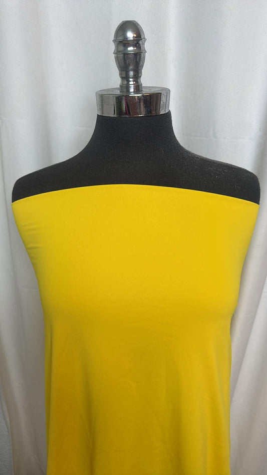 Solid Yellow - Nylon/Spandex Swim - 2 Yard Cut