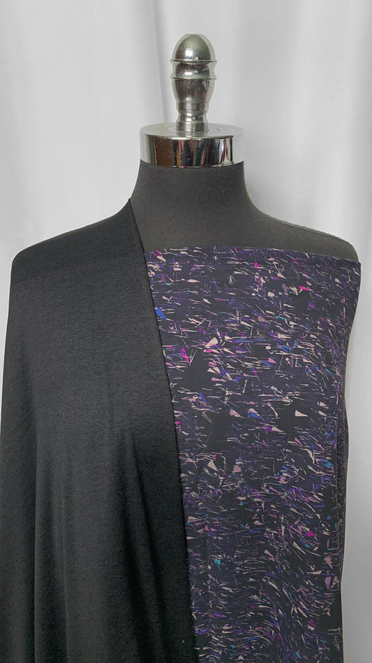 BLACK/DASHES BUNDLE : 2YD Dashes Yoga PF & 2YD Black 2-Tone Featherweight PF : A2175