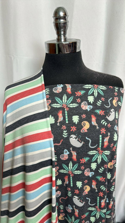 JUNGLE/STRIPE BUNDLE : 2YD Stripe PRS FT & 2YD Jungle PRS FT : A30042