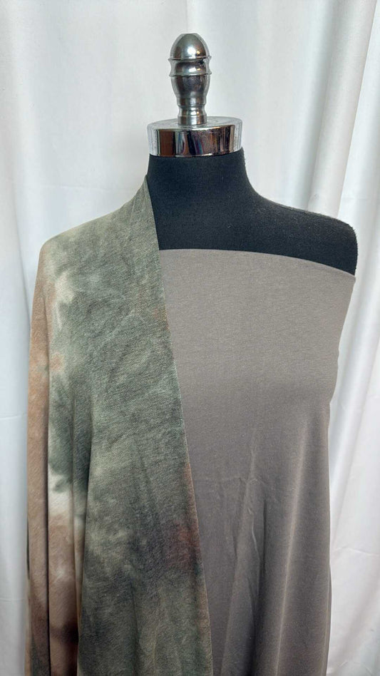 UMBER/TIE DYE BUNDLE : 2YD Umber C/P & 2YD Tie Dye PRS FT : A27603