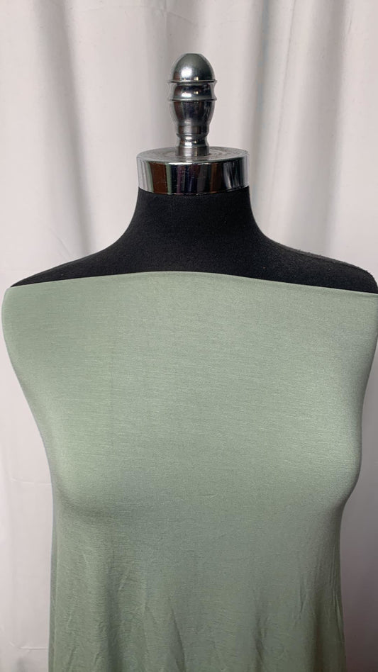 Dusty Sage - Modal Spandex Jersey - By the Yard