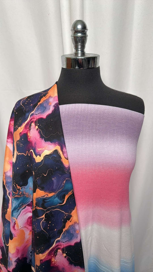THERMAL/COSMIC FLUID BUNDLE : 2YD Cosmic Fluid P/S Fleece & 2YD Ombre Thermal : A26652