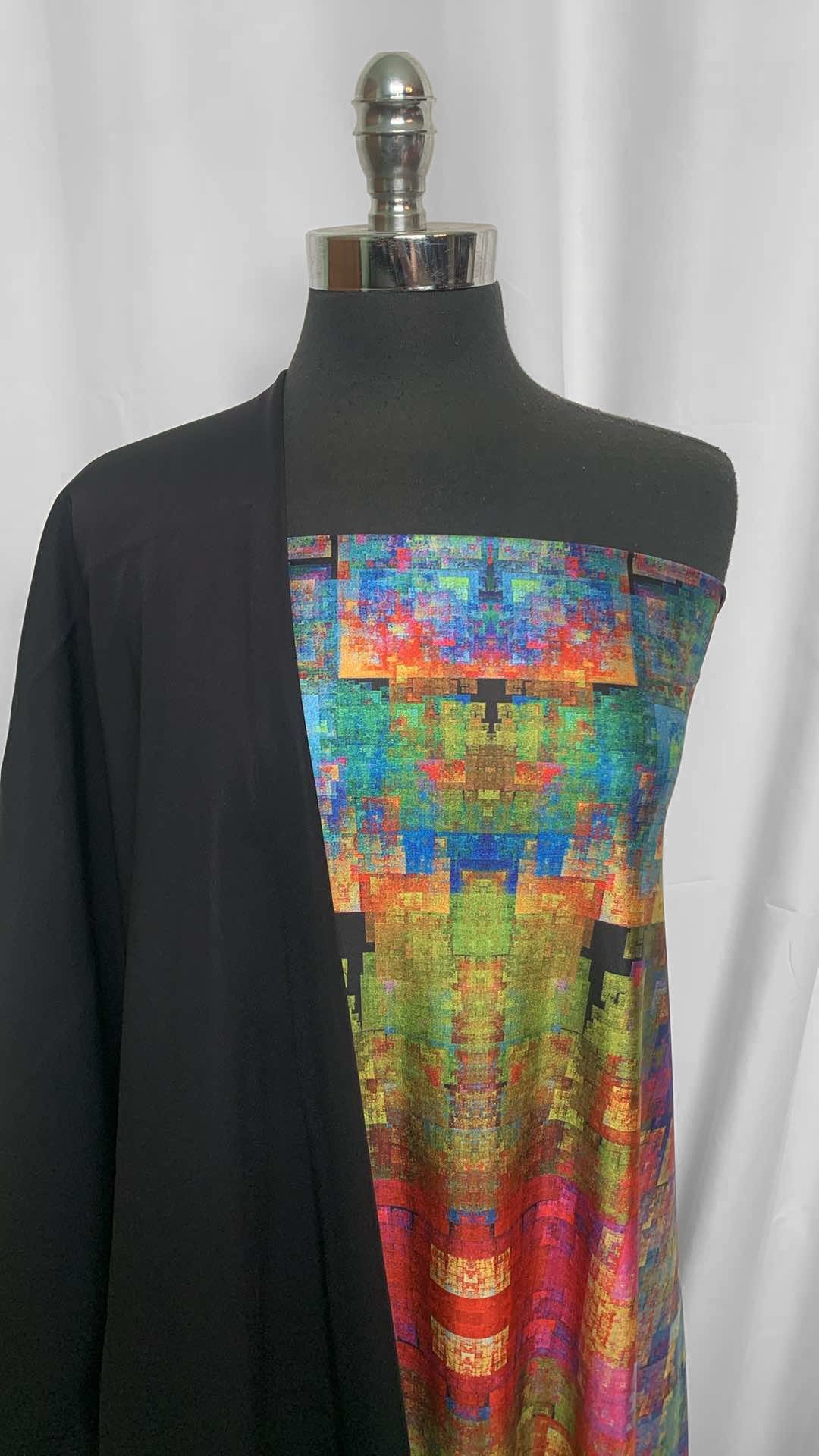 BLACK/GEOMETRIC BUNDLE : 2YD Black Soft Shell & 2YD Geometric Top-Weight PF : A26025