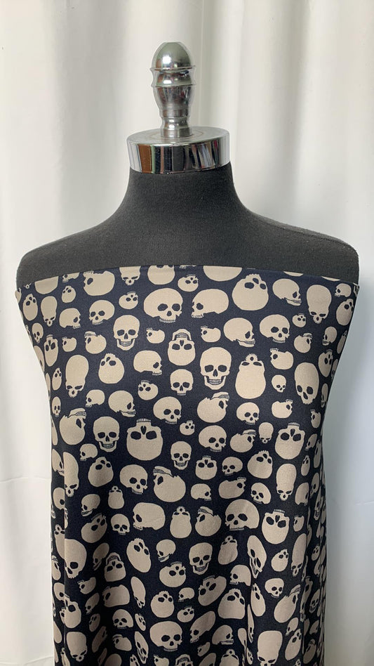 Skulls - Performance (Brushed on Reverse) - 2 Yard Cut