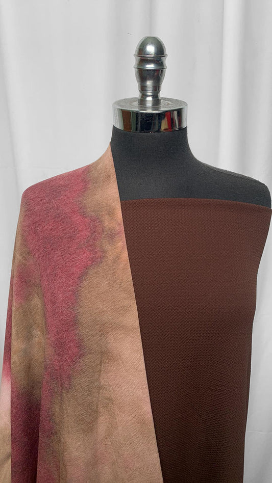 BROWN/TIE DYE BUNDLE : 2YD Tie Dye PRS FT & 2YD Brown Bullet : A25397