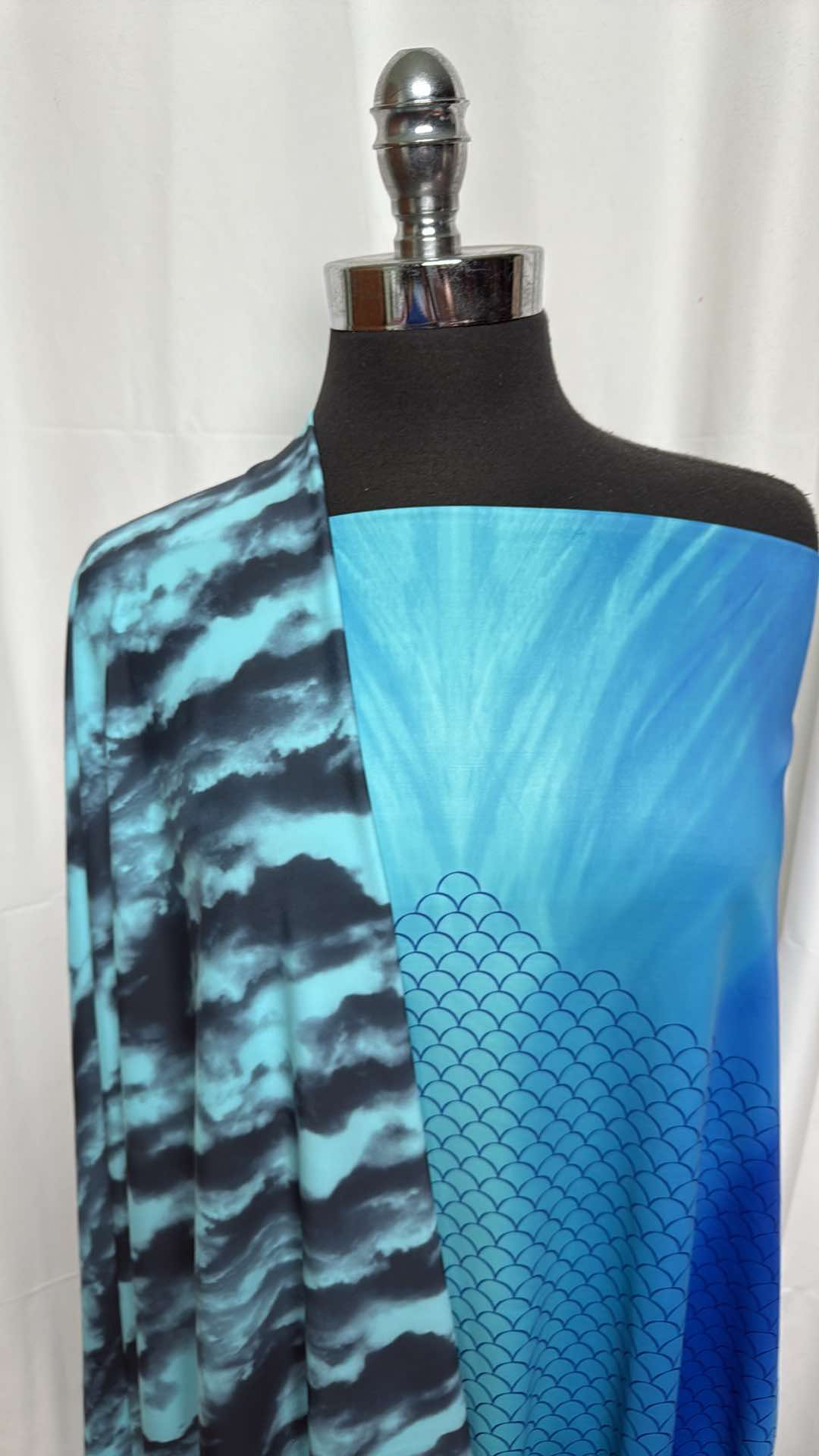 CLOUDS/SCALES BUNDLE : 1YD Scales N/S & 1YD Clouds N/S : A27399