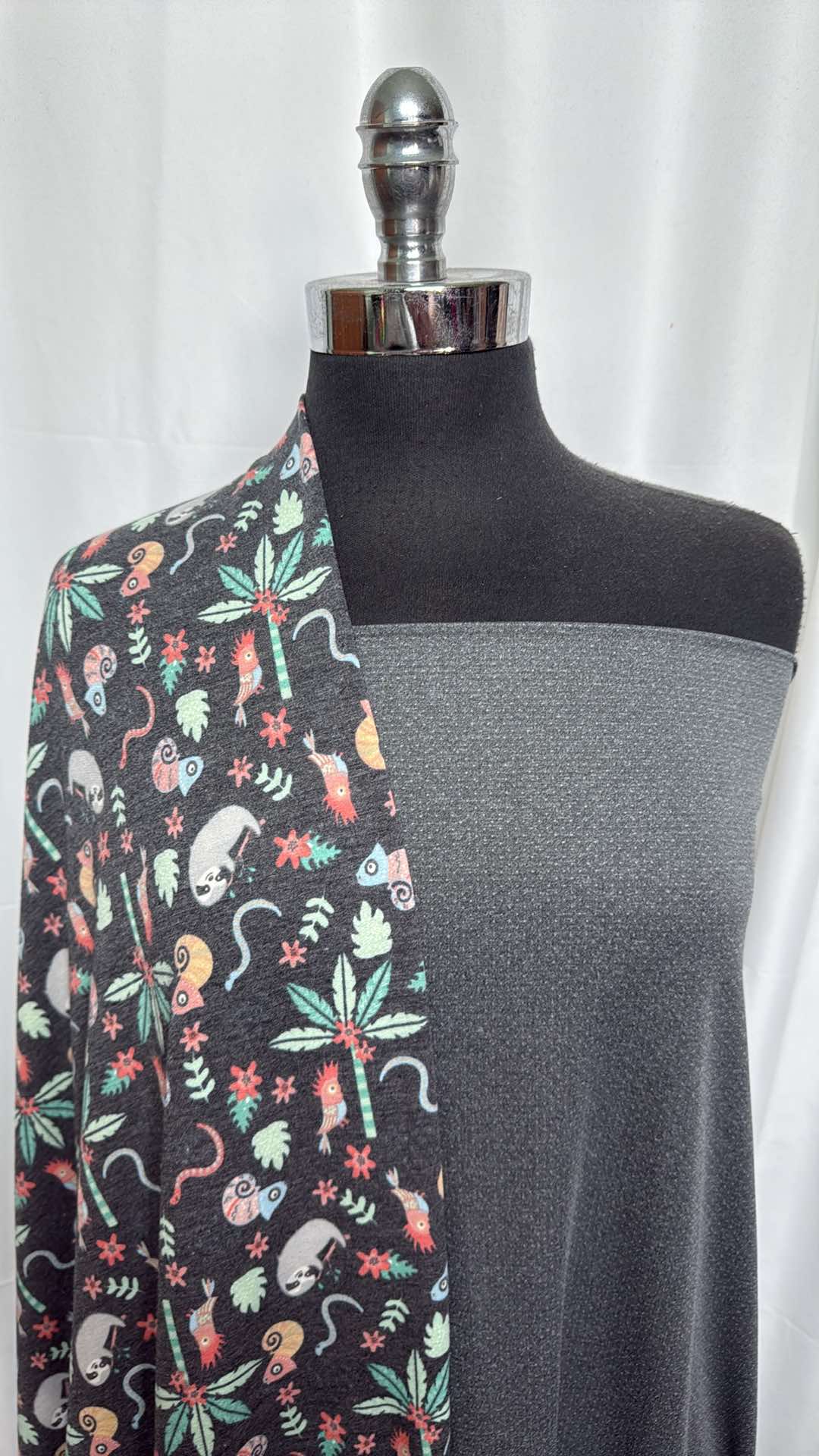 CHARCOAL/JUNGLE BUNDLE : 2YD Charcoal Micro-Perforated Featherweight PF & 2YD Jungle PRS FT : A27344