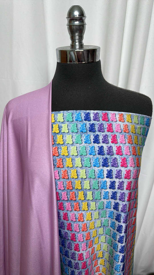 SHIMMER/GUMMY BEARS BUNDLE : 2YD Gummy Bears Yoga PF & 2YD Shimmer Yoga PF : A27701