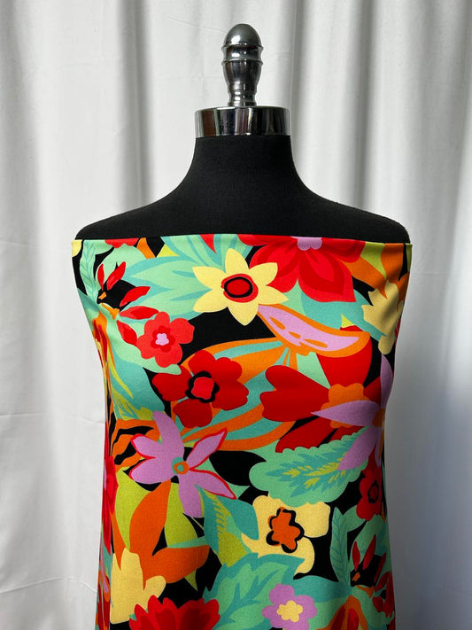 Bright Floral - Top-Weight Performance - 2 Yard Cut